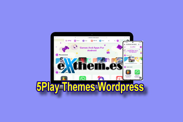 5play WordPress Best Apk Themes with License Key by Exthemes Dev