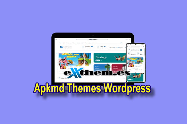 Apkmd WordPress Best Apk Themes with License Key by Exthemes Dev