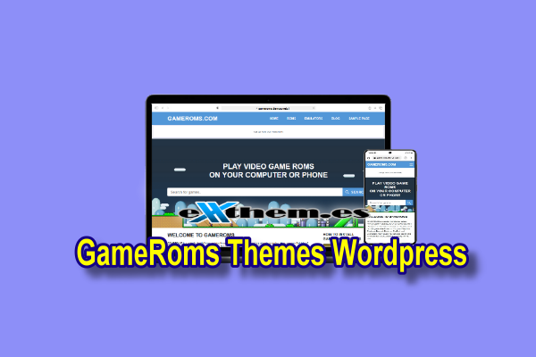GameRoms WordPress Emulator Themes with License Key by Exthemes Dev